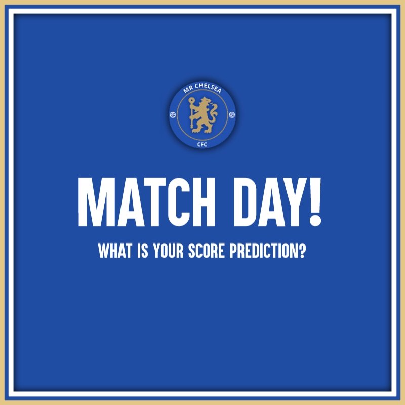 MrChelseaCFC's tweet photo. ⚽️ MATCH DAY ⚽️ 
West Ham V Chelsea

What is your score prediction!

#WESTCHE #Chelsea https://t.co/NVmyst1x5K