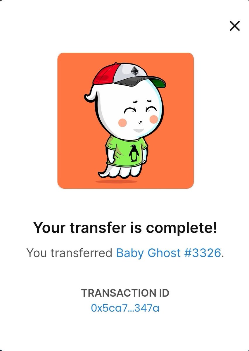BabyGhosts_NFT's tweet photo. Gm,
Last night @HunnySpacer we set a challenge, we asked for a picture of a stuffed toy and we have a winner. The story behind the toy meant no one else who had a chance. We are glad to welcome @DJConnorBuntain to the ghost family #Bootastic https://t.co/E5KpfU6VGx