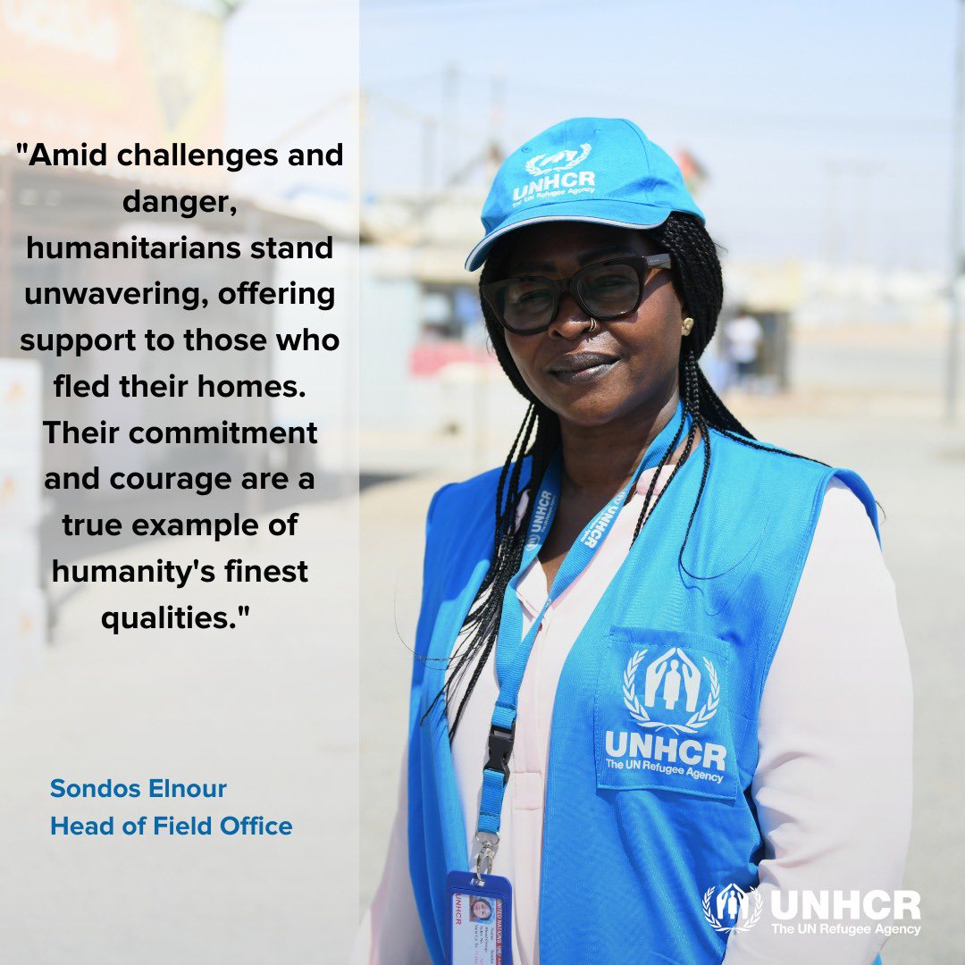 🌍 On #WorldHumanitarianDay, let's celebrate the exceptional work of heroes around the world. 🙌 
Their kindness and unwavering dedication inspire us all in Azraq camp💙
#NoMatterWhat
