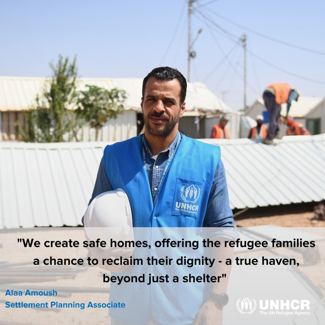 ZaatariCamp's tweet photo. 🌍 On #WorldHumanitarianDay, let's celebrate the exceptional work of heroes around the world. 🙌 
Their kindness and unwavering dedication inspire us all in Azraq camp💙
#NoMatterWhat https://t.co/qFBnmORLlF