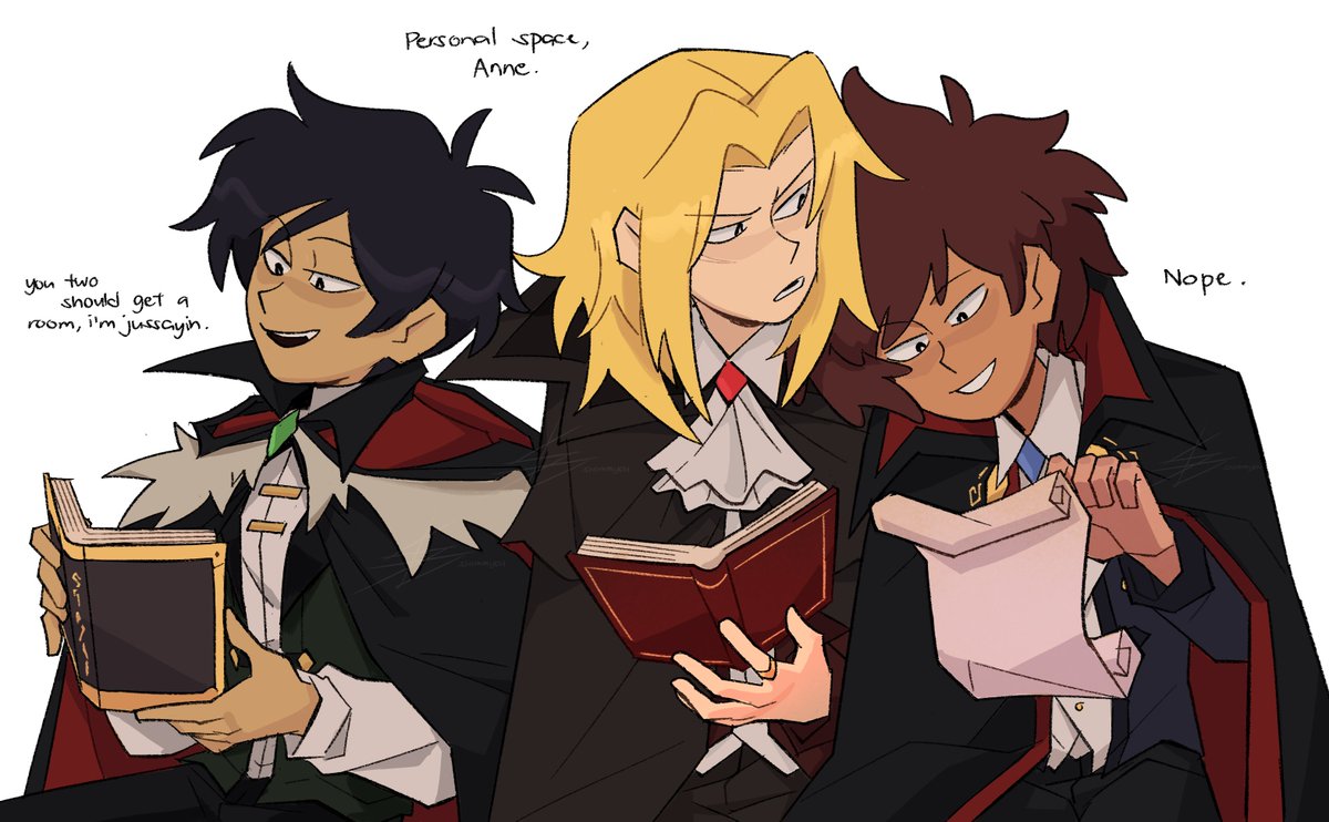 ShimmyOh_'s tweet photo. three being silly commish #amphibia #sashannarcy https://t.co/gSRjVebuBX