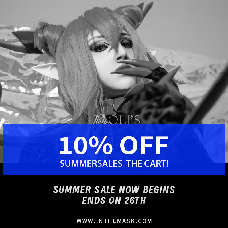 Summer sales begins! Use code SUMMERSALES at checkout and enjoy 10% off the cart!
Ends before 26th Aug.
inthemask.com
.
#molis #inthemask #molifx #summersales