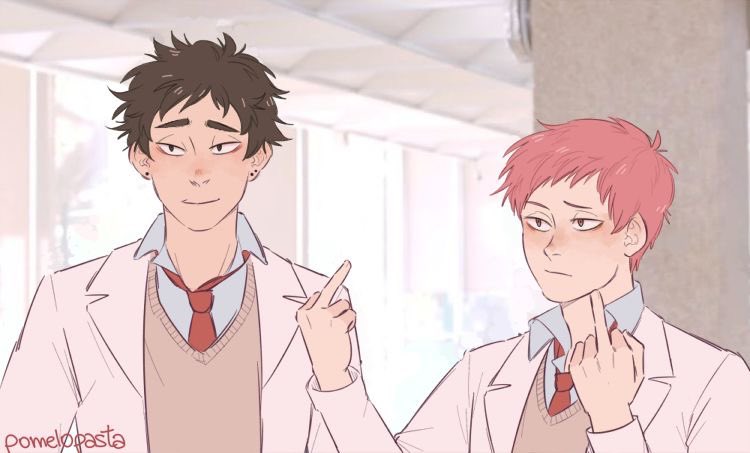 MiaTheAlien's tweet photo. IM INLOVE WITH THIS SHIP #matsuhana #haikyuu #haikyuuships #haikyuufandom https://t.co/a1WUnqK4Cj