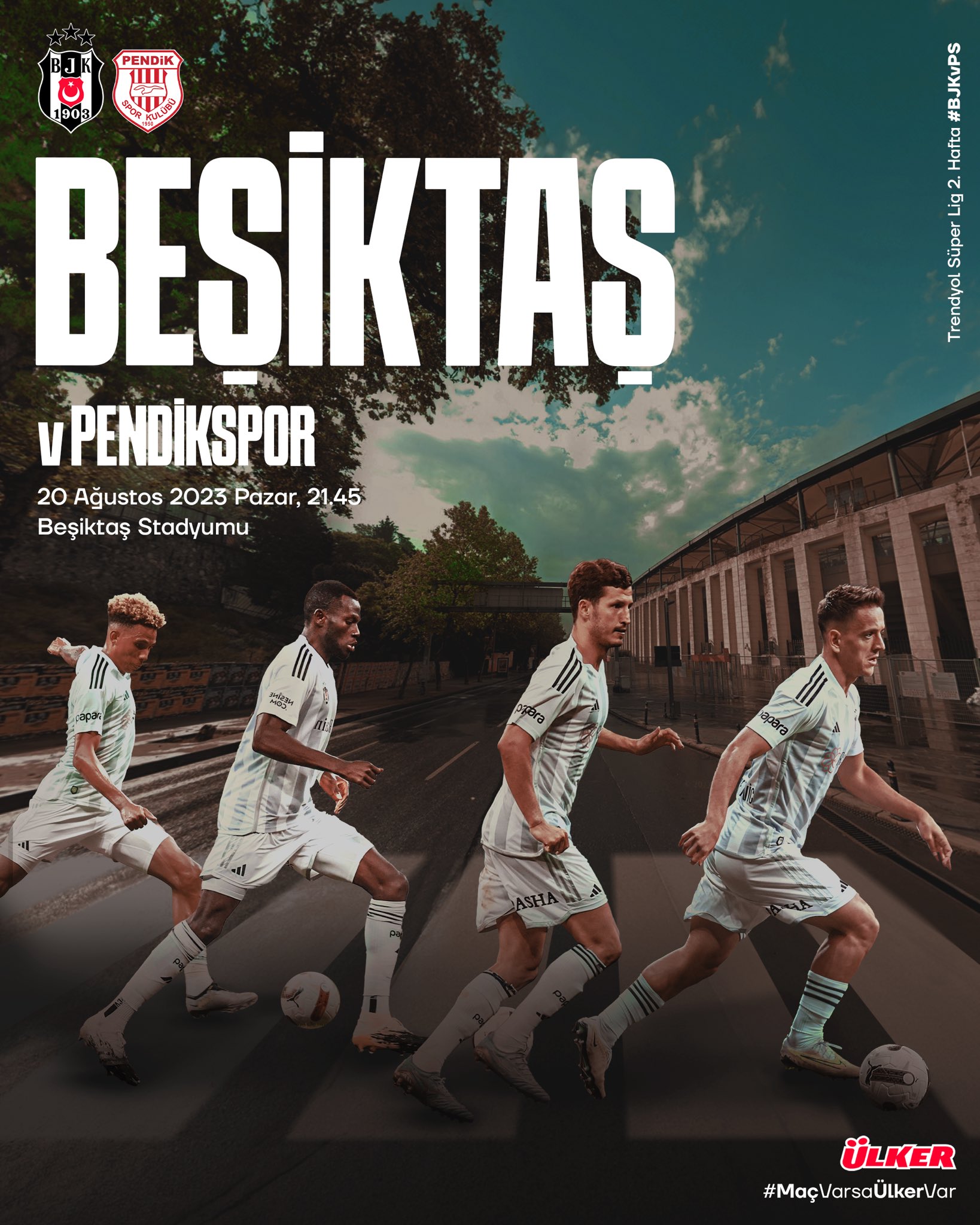 Beşiktaş Pendikspor Maç Afişi