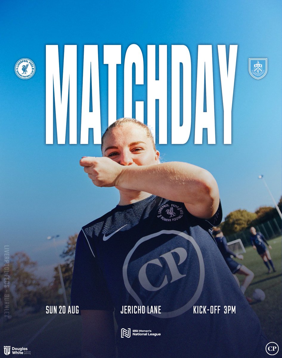 𝐌𝐚𝐭𝐜𝐡𝐝𝐚𝐲!💙👊

Today we welcome <a href="/BurnleyFCWomen/">Burnley FC Women</a> as we kick start the <a href="/FAWNL/">FA Women's National League</a> 23/24 Season!  

🕒 3PM
🏠 Jericho Lane

🎟 U16s = Free 
🎟 Adults = £5
🎟 Concessions = £3

#FedArmy 💙