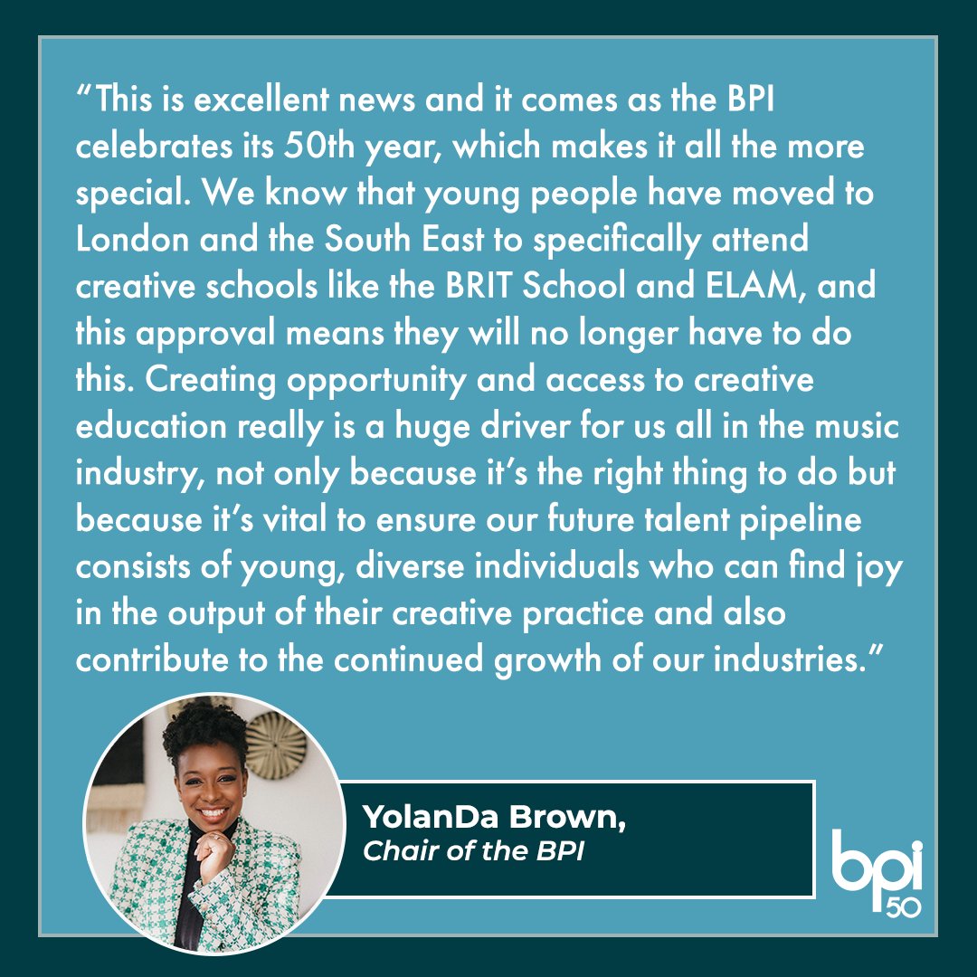 bpi_music's tweet photo. We are so excited that our plans for a new specialist creative school in #Bradford have been approved! https://t.co/V820mtlg8j