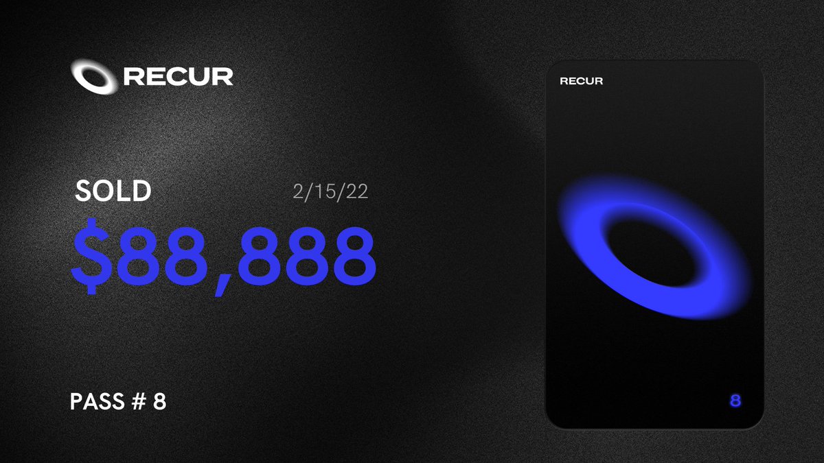 NFtalking's tweet photo. Lucky for some. #recurforever https://t.co/J4nskiGuvu