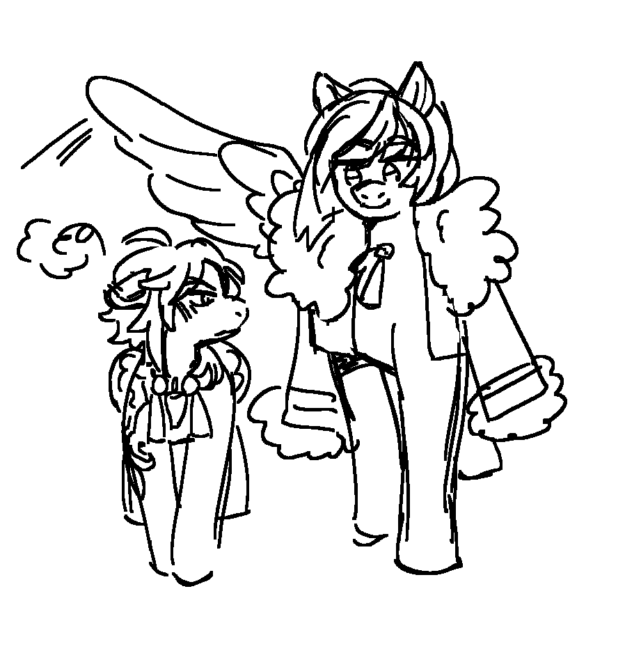 dragcnmickie's tweet photo. xiaolan ponies.... wing size difference https://t.co/oz0yDBz11T