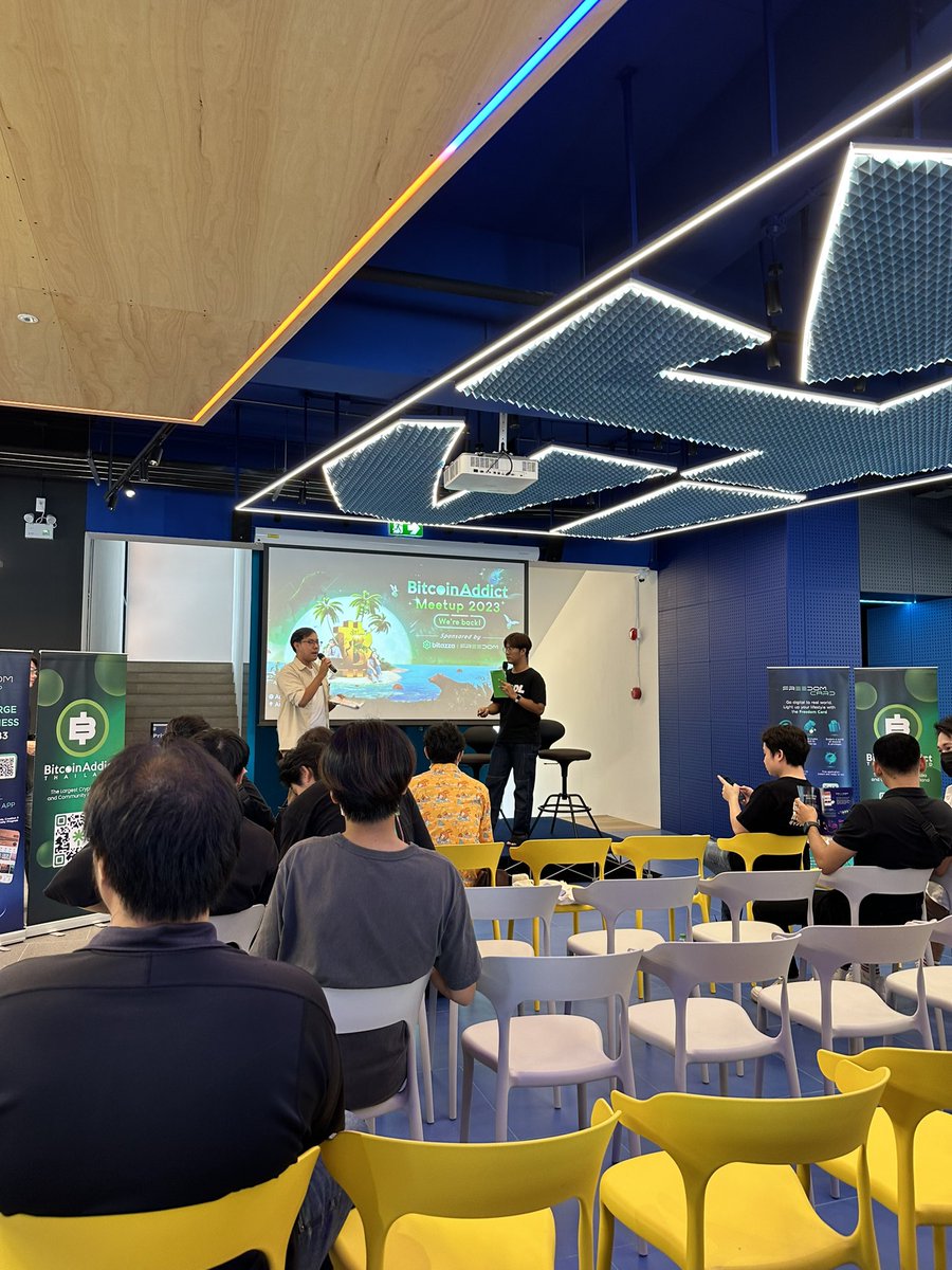 cola1168's tweet photo. 🚀#BitcoinAddictMeetUp2023 https://t.co/9XSjWZsw3B