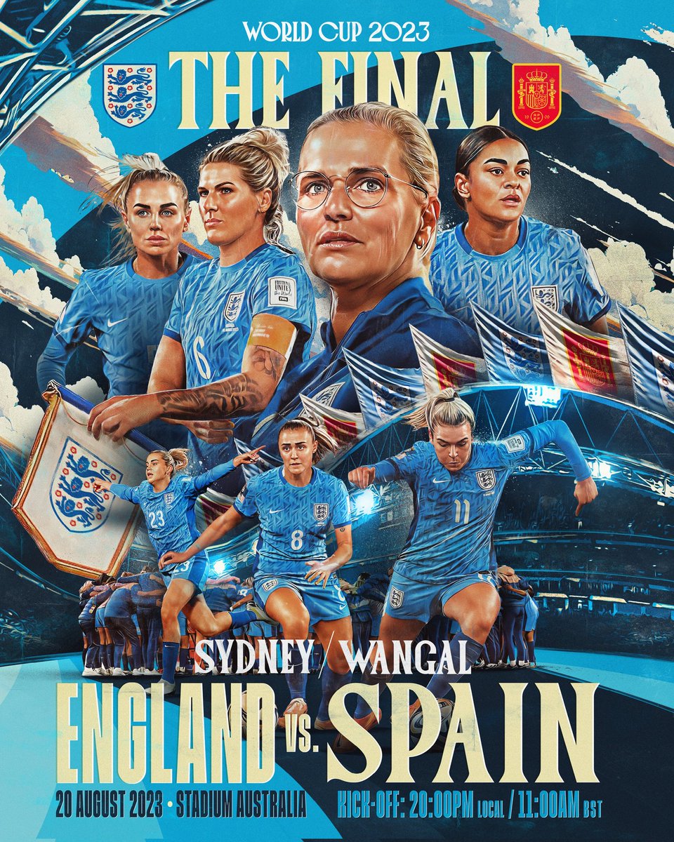 OnjaliRauf's tweet photo. Good luck @Lionesses!!!

Bring it home. 

In spite of the empty apologies, the lame absences, the muting of  achievements here in the UK.

Millions upon millions of girls &amp; millions upon millions of women have got your back.

And that's all you need.

#Lionesses #WorldCupFinal https://t.co/CW4Cqqs2w1