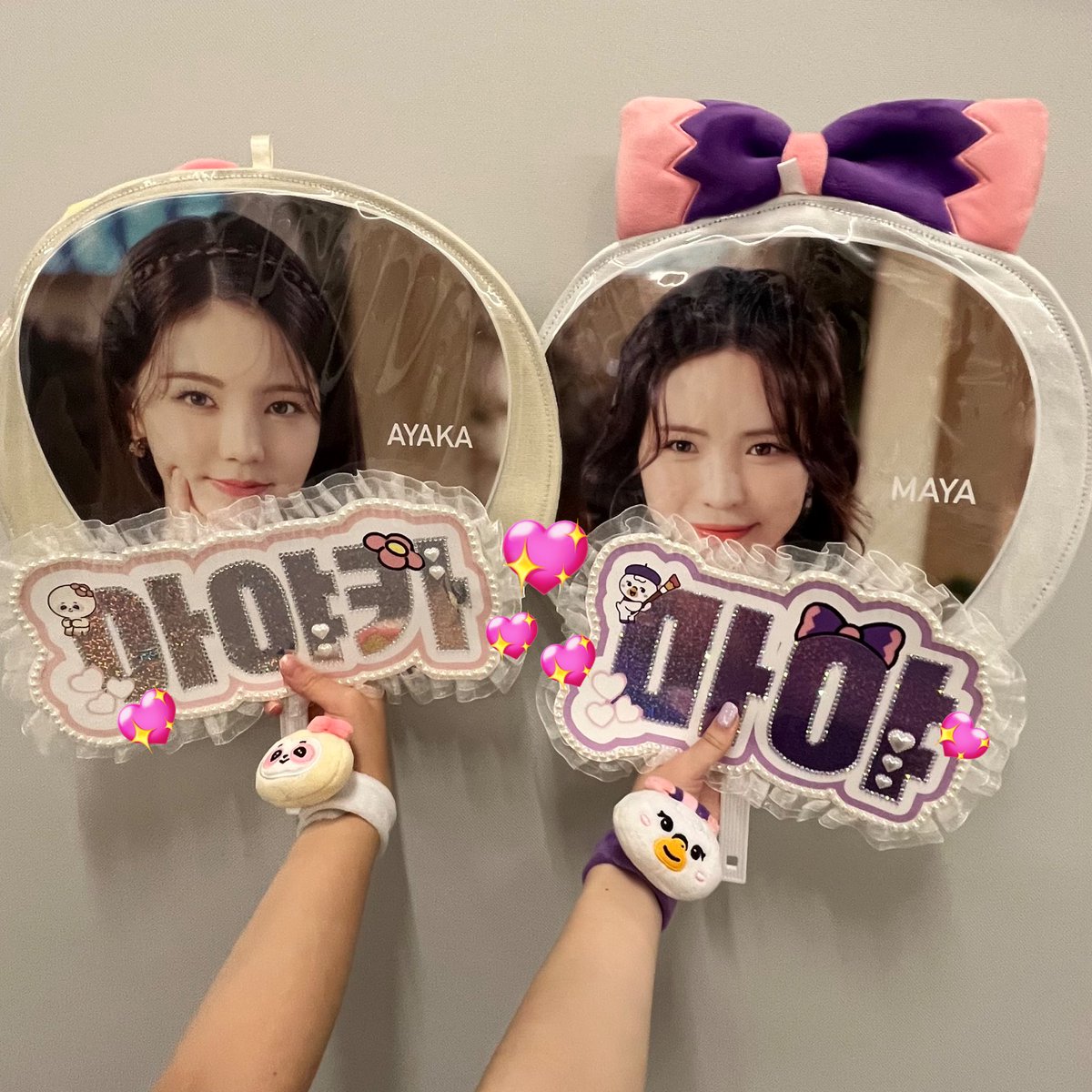 NiziU愛知公演1日目✦.° まやちゃんのネームボード作ったよ！！ 妹の分