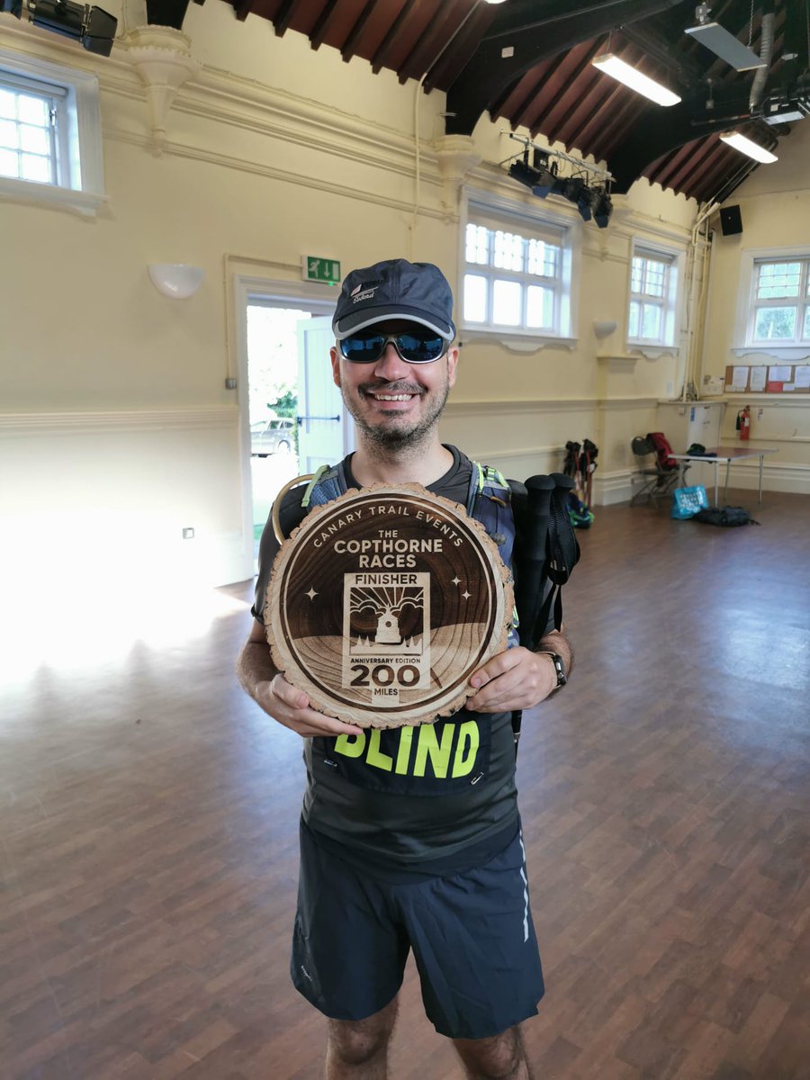 What a guy! Eros Adamides sporting his? 200mile finishers medal. 👀