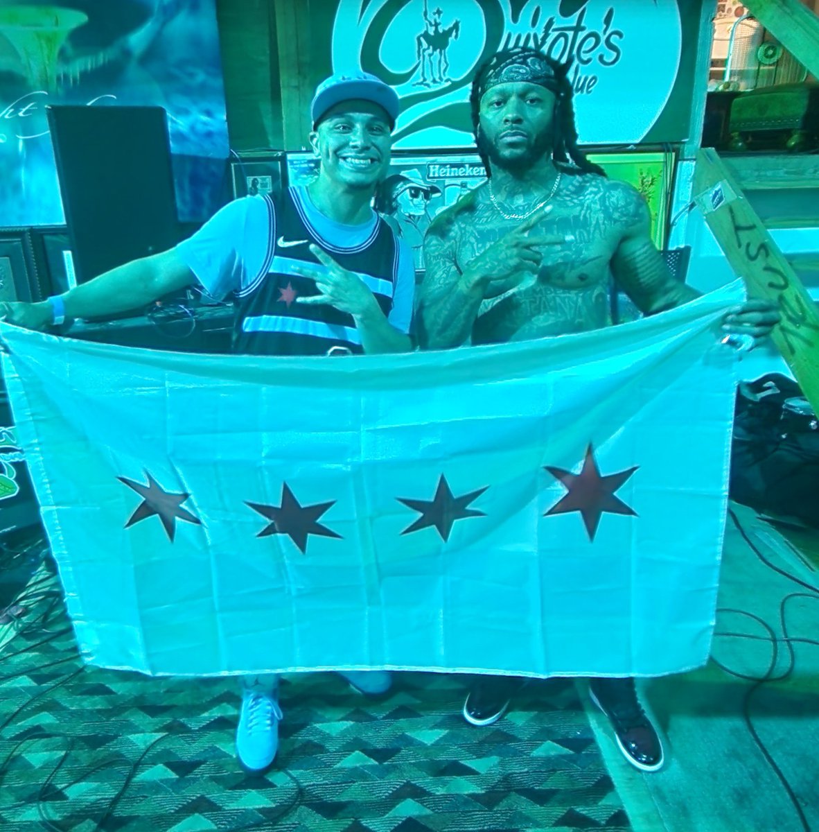 KrazieKeyEl's tweet photo. Got to see and meet my favorite rapper @MONTANAof300 for my bday. Great show. FGE!!!!! https://t.co/QEFzNXAJpU