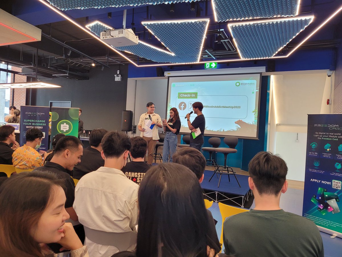 AnanparkJirut's tweet photo. #Bitcoinaddictmeetup2023 https://t.co/XgTLivmWVF