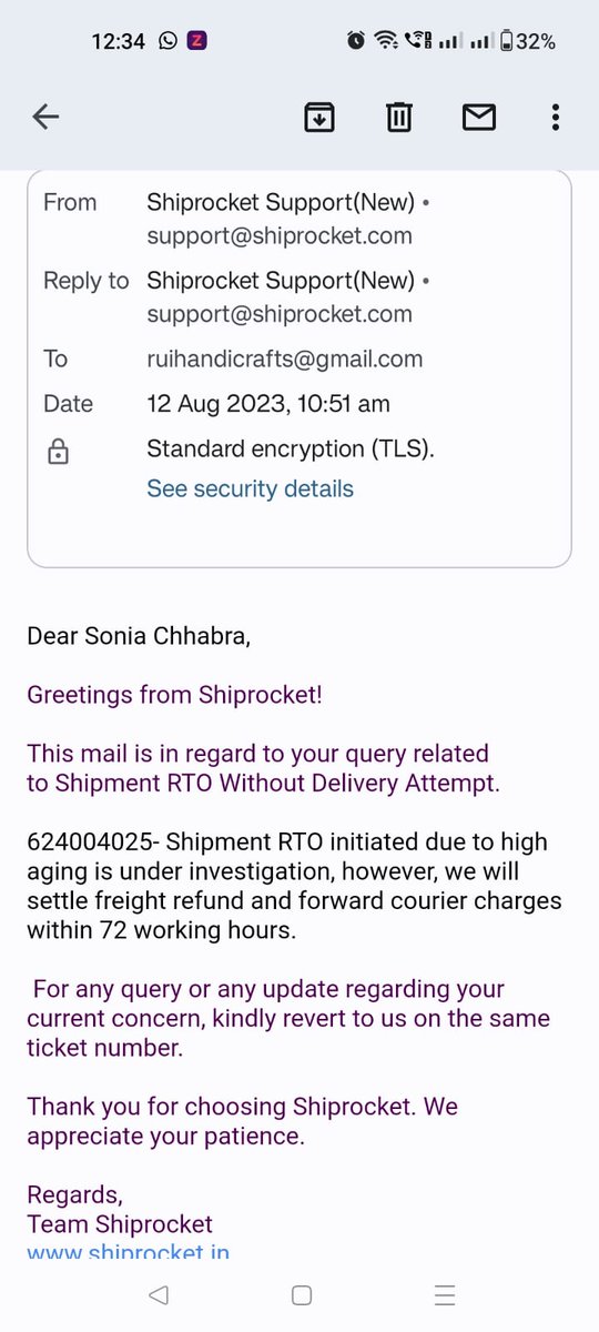 Rashmit_Chhabra's tweet photo. AWB number: 624004025
@ShiprocketIndia 
@ecom_express 
Both of them are not taking any responsibility

We are small business, facing these kind of fraud weight discripency on daily basis.... Even after multiple customer care calls/emails , the issue wasn't resolved https://t.co/YTIXLfREpR