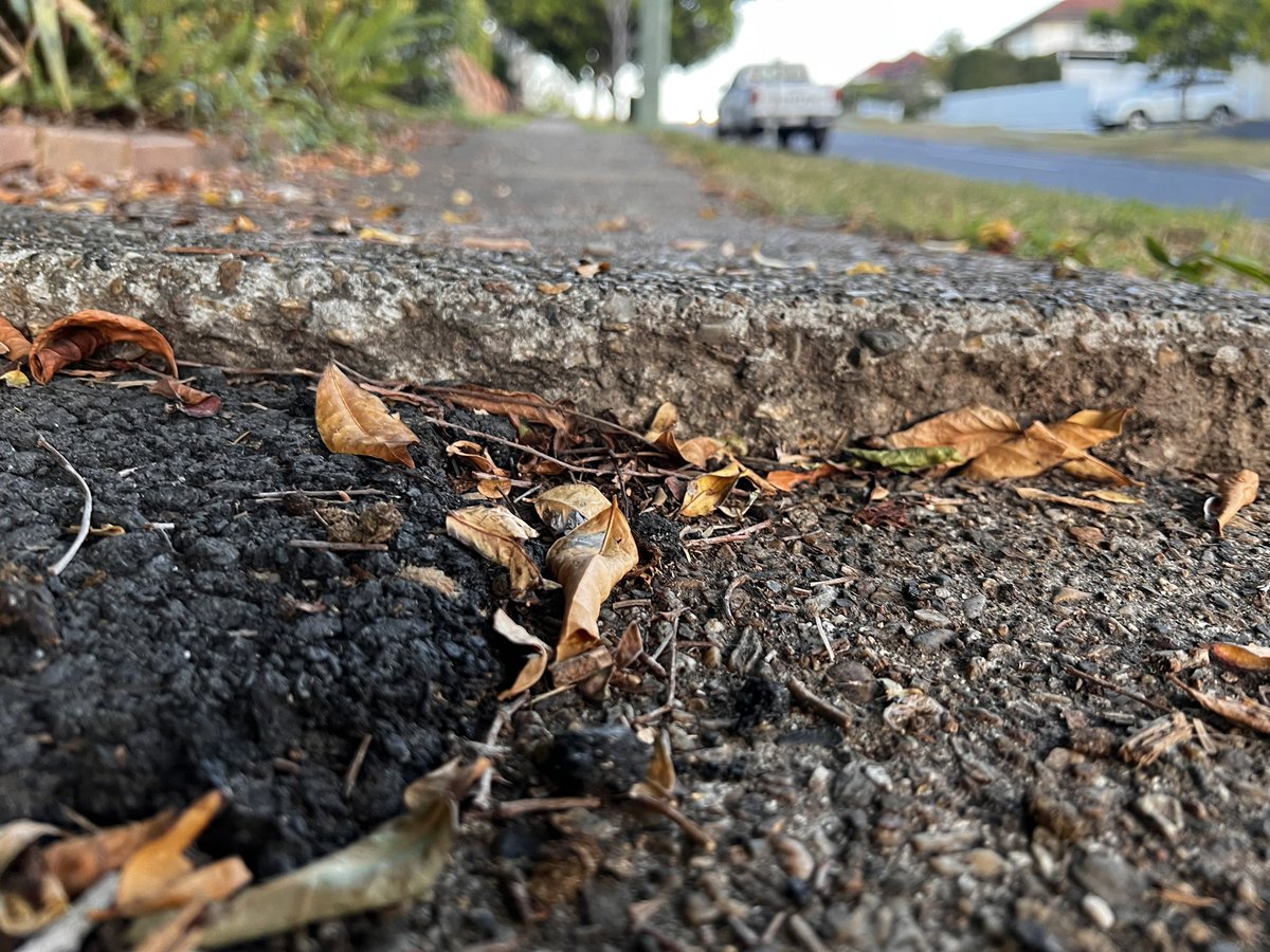 UnwalkableBris1's tweet photo. @MsFridayology Check out the lip on this lovely #footpathsofBrisbane https://t.co/uMqgMTjhDz
