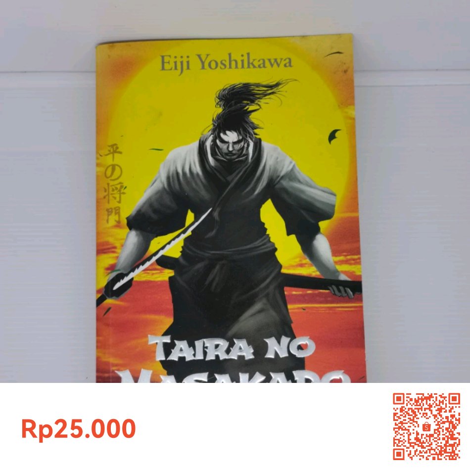 hariandja's tweet photo. Saya menjual Buku Bekas: Taira No Masakado - kisah tentang cinta, darah &amp; air mata seharga Rp25.000. Dapatkan produk ini hanya di Shopee! https://t.co/Dvv5QDHPoq #ShopeeID https://t.co/Xw1yMuiFqj