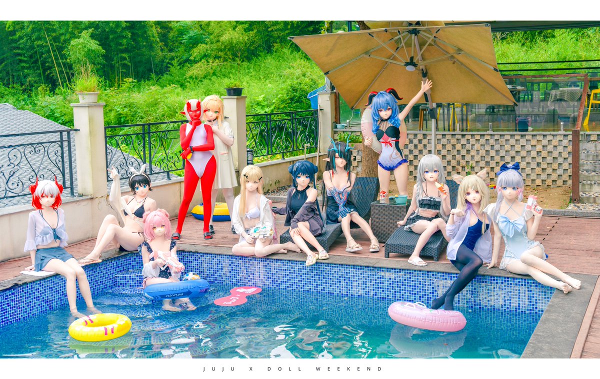 JuJu X Doll Weekend
水 X 森林 X 微风

🫶🏻：<a href="/doll_weekend/">Doll Weekend</a> 
📷：<a href="/opkig/">op</a> 
🔧：<a href="/SupermayiU/">麻衣.★mayiU</a> 

#doll_weekend
#kigurumi
