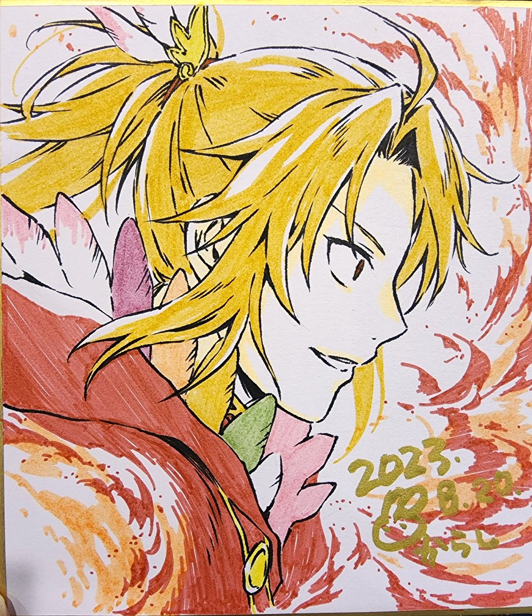 Post by からし@1/25西3G15b on X: 今回の色紙