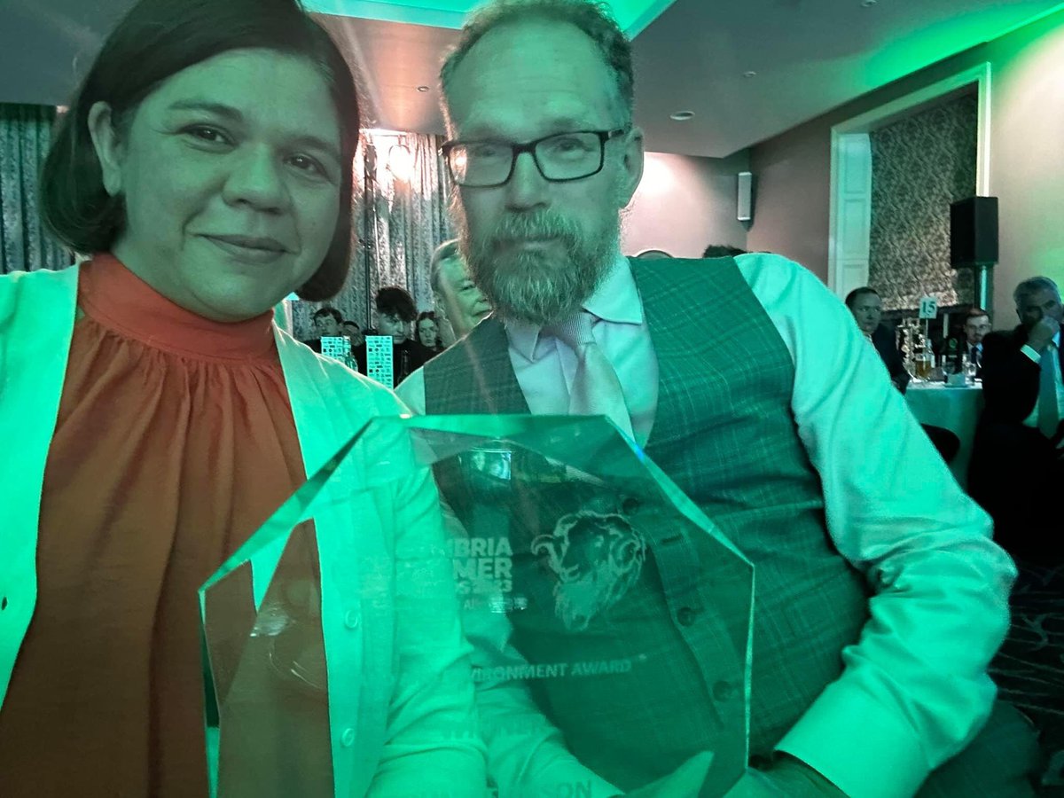 dodgsonwood's tweet image. Having enjoyed myself a little bit to much following being awarded the Land &amp;amp; Environment Award at the Cumbria Farmer Awards, I had a very easy day yesterday. Congratulations to all the finalists and award winners, so many great people #farming #cumbriafarmerawards #awards