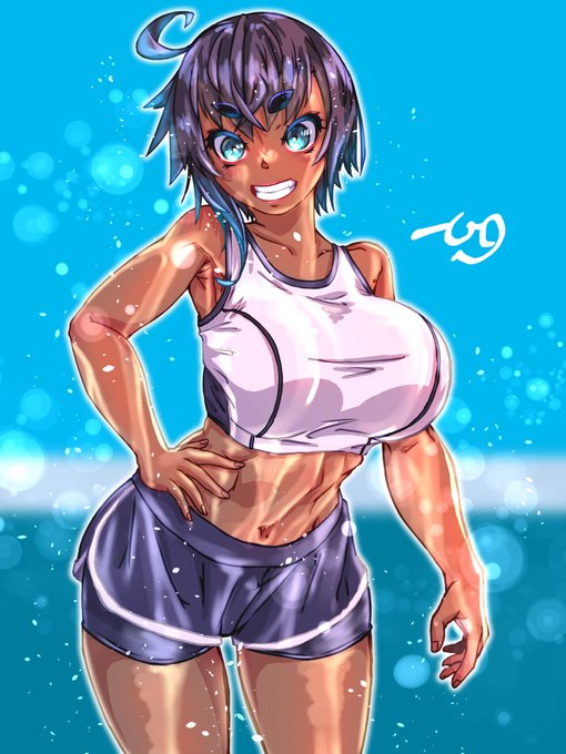 夏の日差しを身体いっぱいに浴びて
一段と日焼けした蓮歌です。
#九嶺蓮歌 