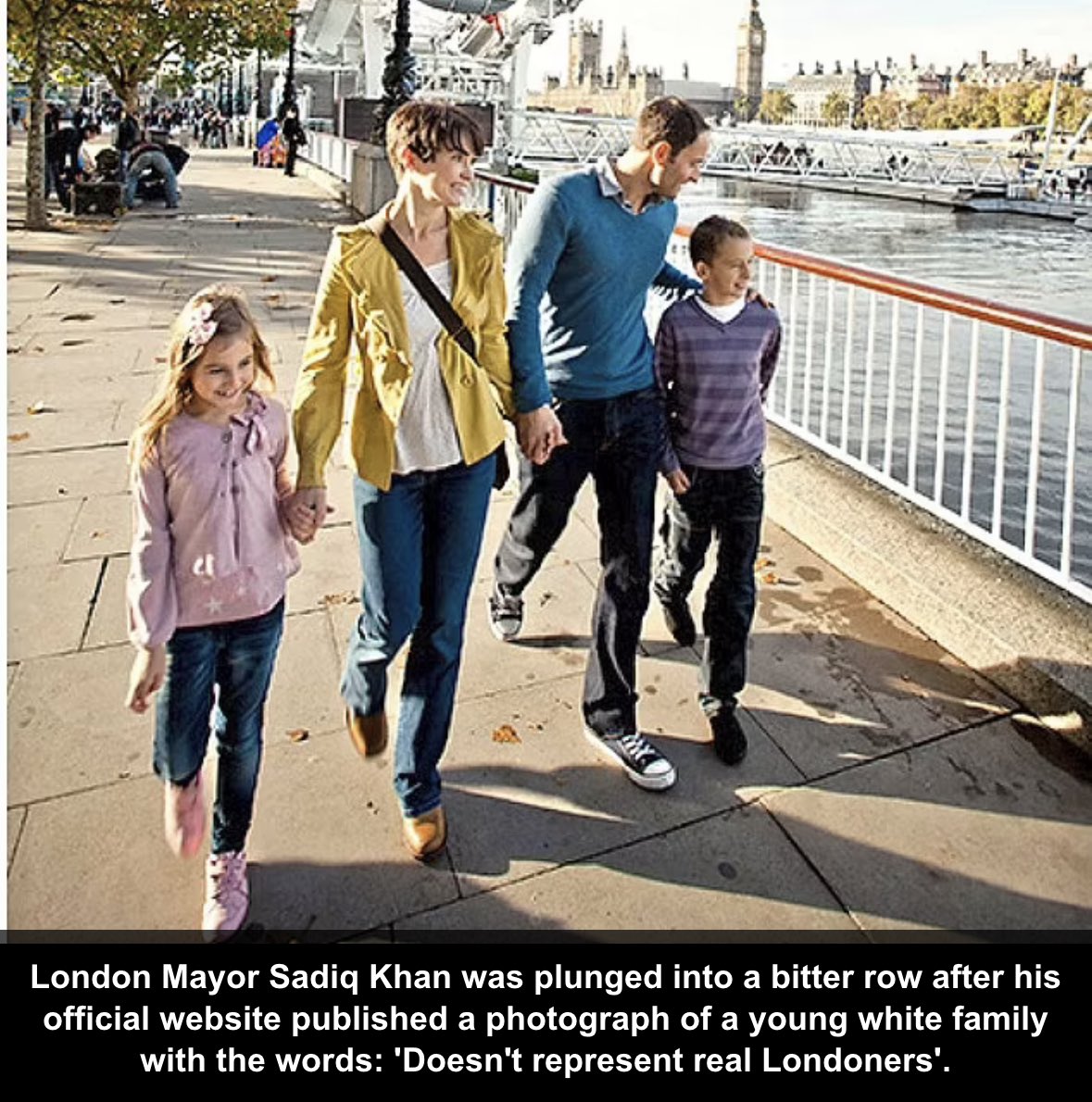 Adam Brooks AKA EssexPR 🇬🇧 (@essexpr) on Twitter photo The Mayor of London <a href="/SadiqKhan/">Sadiq Khan</a> everybody..
His website says
“White families do not represent real Londoners.”
How racist. The Mayor of London <a href="/SadiqKhan/">Sadiq Khan</a> everybody..
His website says
“White families do not represent real Londoners.”
How racist.