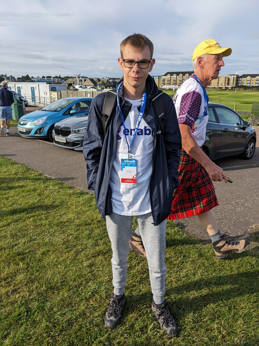 Nicole_Enable's tweet photo. Nathan is a long time #Youth member and supporter who is Mighty Striding for @Enable_Tweets today. 

Thank you Nathan! https://t.co/1sDihAjFpi