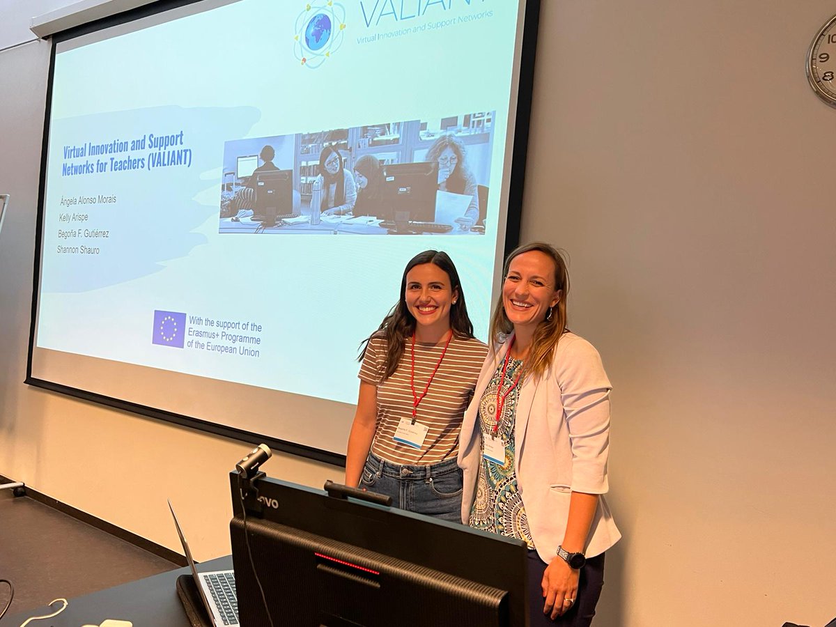 VALIANT project (@valiantproject) on Twitter photo Great to see our <a href="/ValiantProject/">VALIANT project</a> being presented at <a href="/EurocallLang/">Eurocall</a> in Iceland this August in two different sessions. Thanks to <a href="/begofergu/">Begoña F Gutiérrez</a>, <a href="/AngelaAlonsoM/">Ángela</a> @kelly_arispe <a href="/CutrimSchmid/">Euline Cutrim Schmid</a> @shansauro and <a href="/sina_wer/">Sina Werner</a> for all their work. Great to see our <a href="/ValiantProject/">VALIANT project</a> being presented at <a href="/EurocallLang/">Eurocall</a> in Iceland this August in two different sessions. Thanks to <a href="/begofergu/">Begoña F Gutiérrez</a>, <a href="/AngelaAlonsoM/">Ángela</a> @kelly_arispe <a href="/CutrimSchmid/">Euline Cutrim Schmid</a> @shansauro and <a href="/sina_wer/">Sina Werner</a> for all their work.