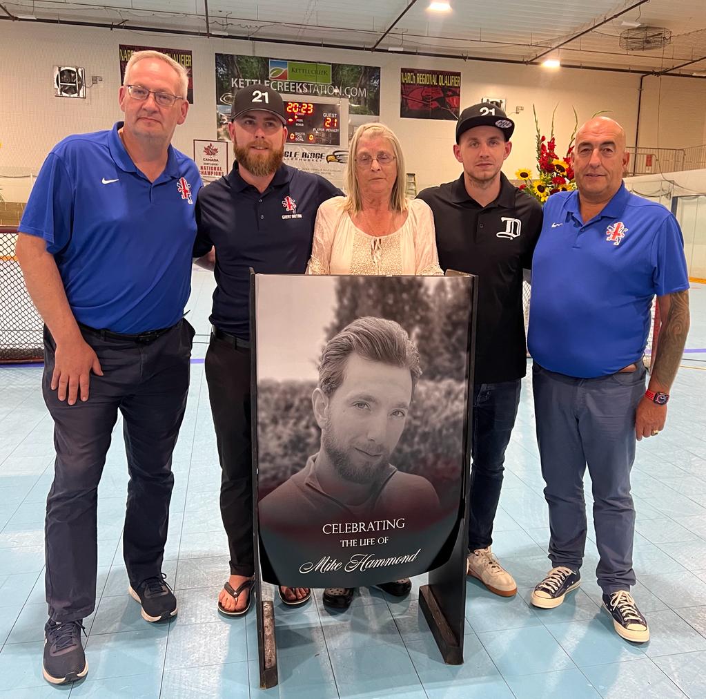 TeamGBicehockey's tweet photo. 💙 You'll never be forgotten Hammy 💙

Hundreds of friends, family and team-mates gathered yesterday for a Celebration of Life service for Mike Hammond in Canada. https://t.co/9r7ujSPFN8