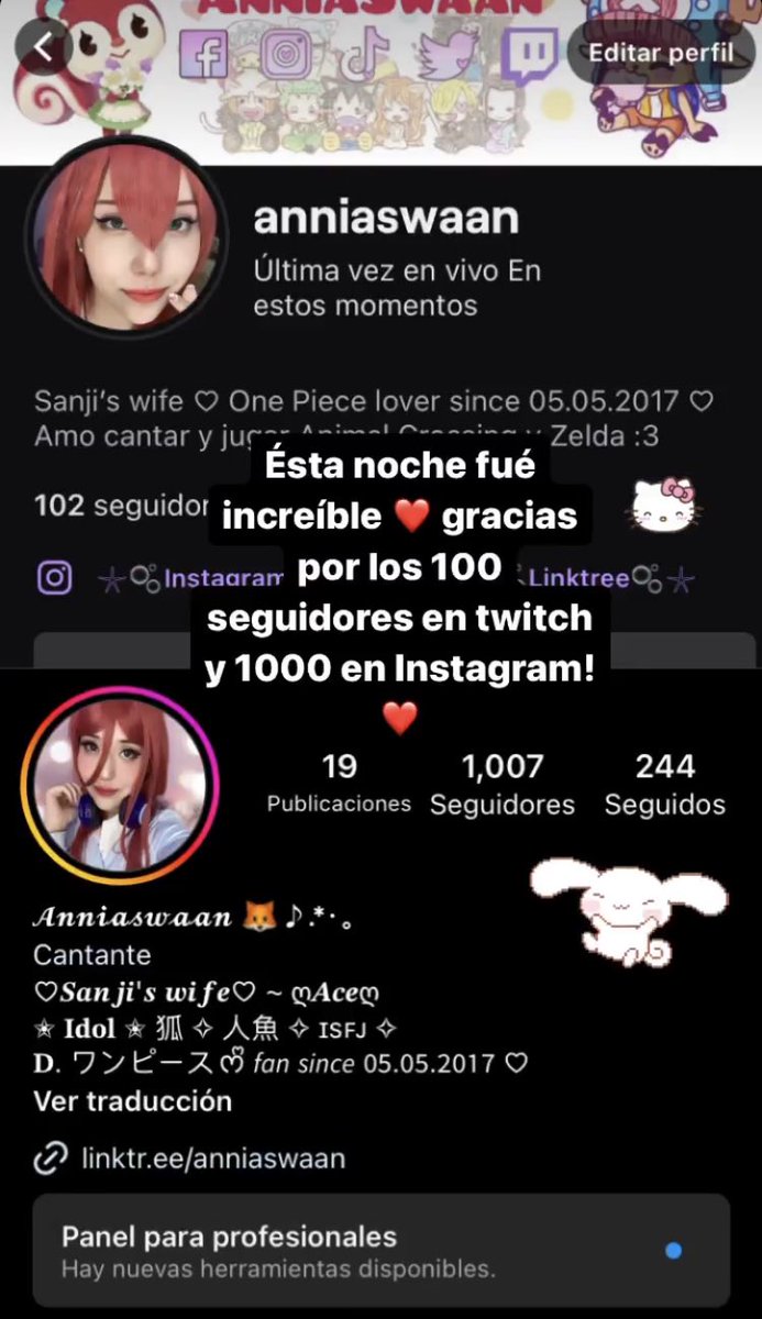 AnniaSwaan's tweet photo. Gracias a todos por su apoyo 💖 https://t.co/kLDauJNDNe
