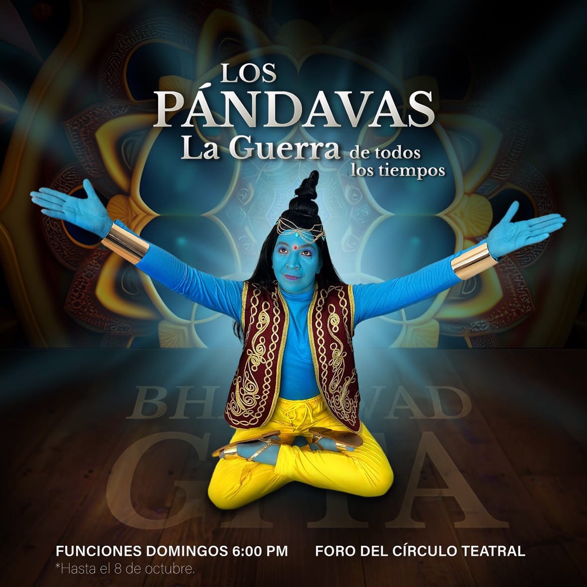 Una obra de teatro para el despertar de consciencia:  Bhagavad Gita. Los Pandavas: La guerra de todos los tiempos.  El Mahabharata. 

Venta de boletos disponibles en blt.mx/kkh
Sigan nuestras redes sociales! 

#teatro #drama #Krishna #actuacion #arte #CarteleraCDMX