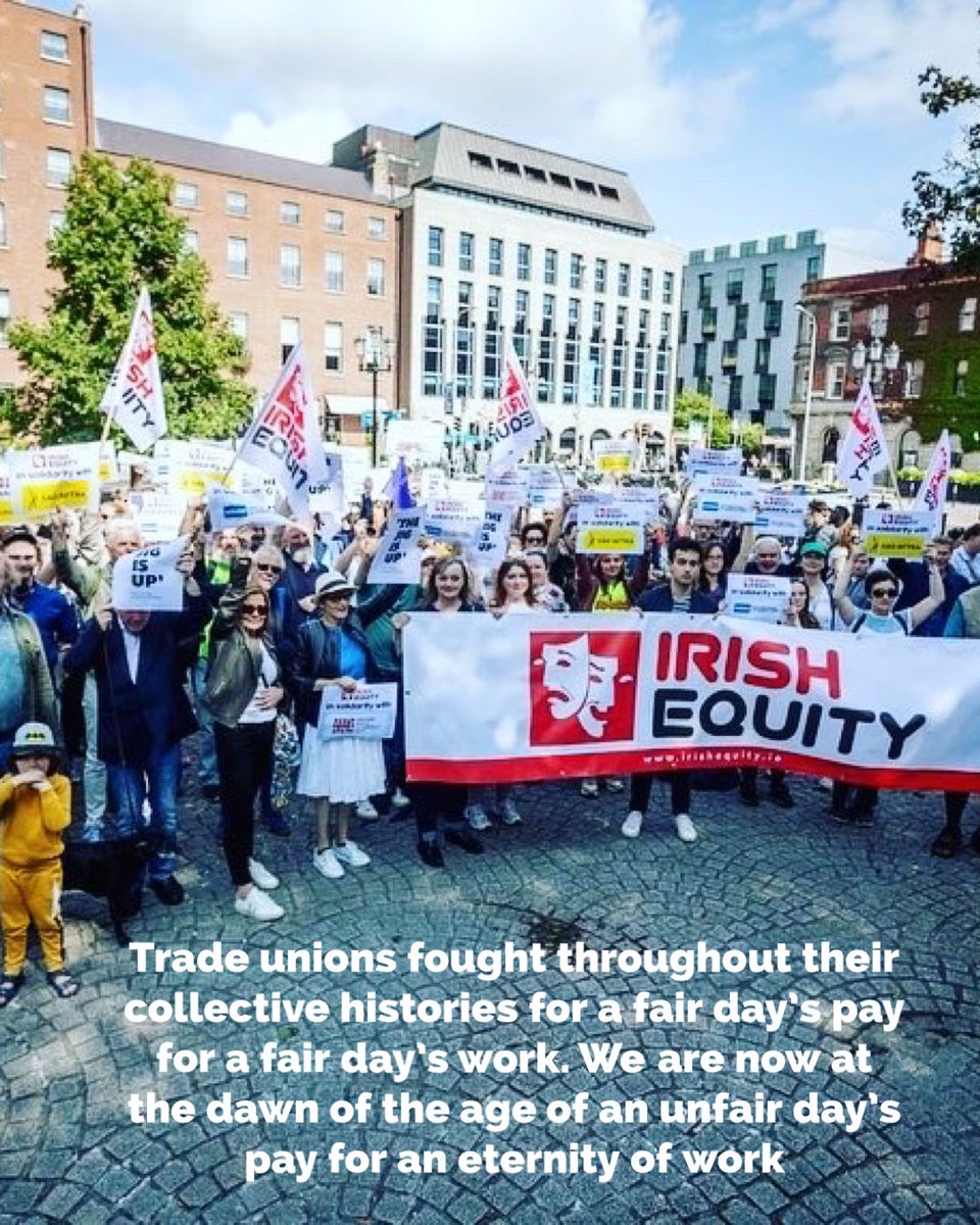 “A production company can scan human being, a worker and generate a digital version and use it in perpetuity without having to pay the performer” 

Your Passion, Your Profession, Your Future, Your Union. Protect them all.  

✍️🌎🎬📺⚖️ #FairContracts #SagAftraStrike #WGAstrike
