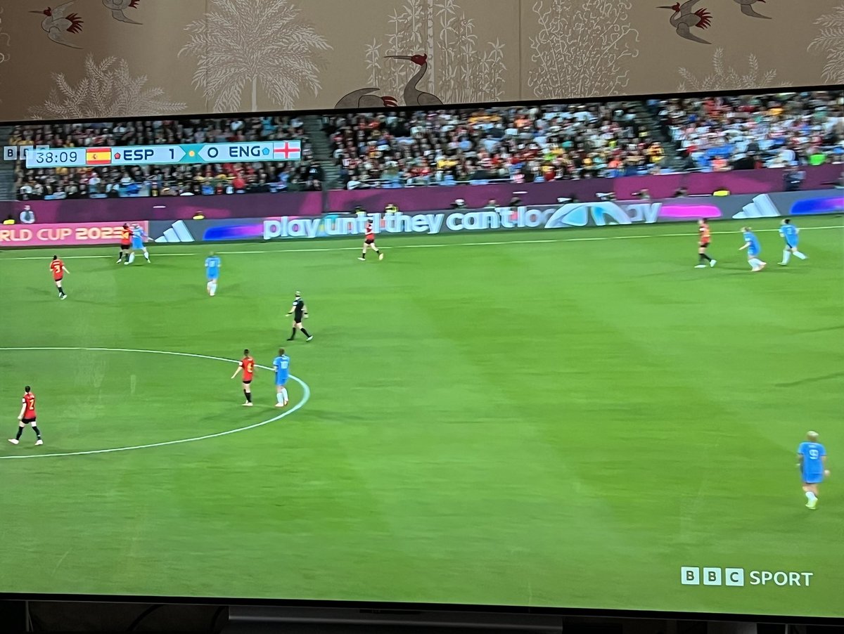 Not enjoying the score but definitely enjoying the game! #Lionesses