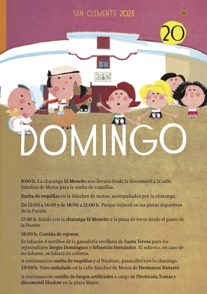 🥹 ¡A por el domingo! No queremos veros tristes en el último día de fiestas, queremos que todo el trabajo que esto lleva detrás se vea recompensado con vuestro disfrute 🤙