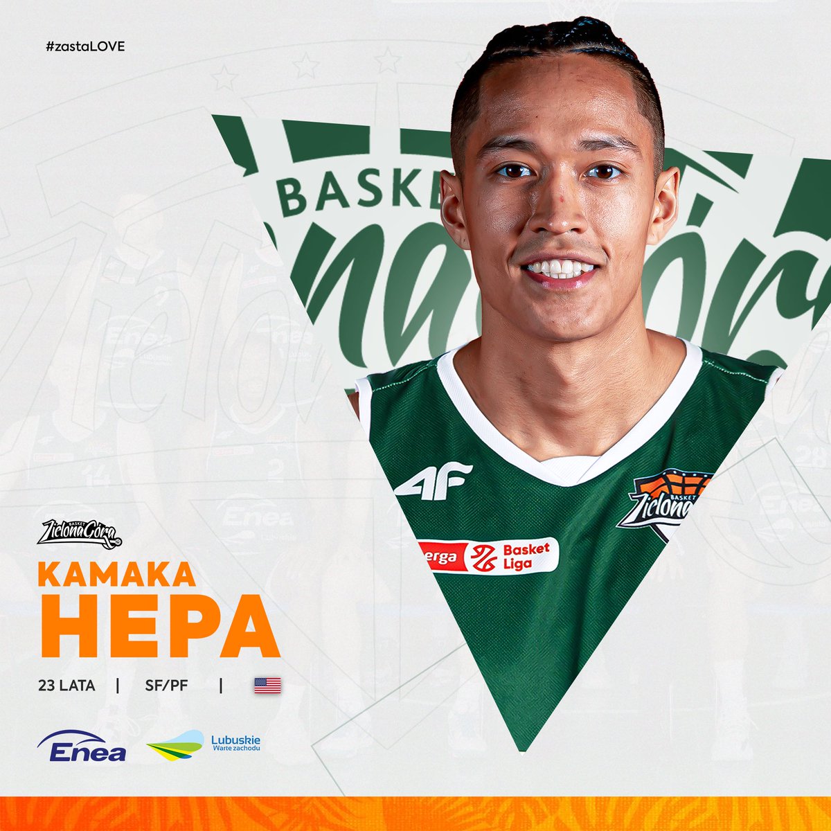 basket_zg's tweet photo. Kamaka Hepa dołącza do Enea Zastal BC Zielona Góra! 

23-letni podkoszowy, urodzony w stanie Alaska,związał się z naszym zespołem rocznym kontraktem. 

Witamy w Zielonej Górze, Kamaka! 🏀🎉

Więcej: https://t.co/8efimctJFa

#plkpl #zastaLOVE https://t.co/FwwbGgKTnr