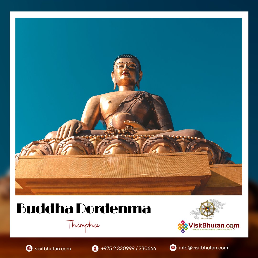 Unveil the tranquil magnificence of #Bhutan's spiritual heart at the #Buddha Dordenma in Thimphu.   

Discover more breathtaking treasures like this at VisitBhutan.com, your gateway to the hidden gems of the Land of the Thunder Dragon. 🌄

#Touism #VisitBhutan