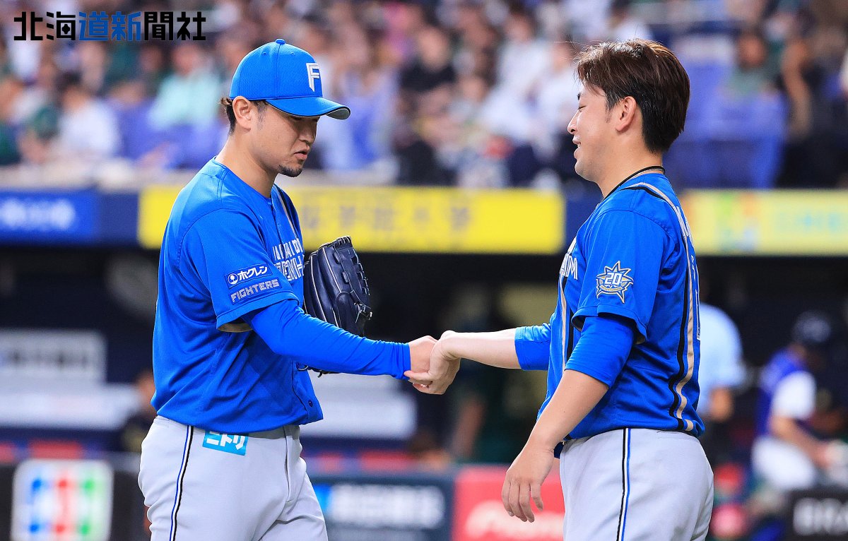 photo_doshin's tweet photo. 20日、#北海道日本ハムファイターズ は #オリックス・バファローズ と対戦。先発の #上原健太 投手が9回無失点の好投！しかし打線が3安打と沈黙。延長11回に #サヨナラ負け を喫しました。(桶谷駿矢、松本奈央撮影)  #lovefighters #日ハム #新時代 #河野竜生 #池田隆英 #ロドリゲス https://t.co/WLlay4ITcC