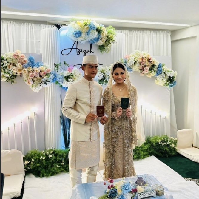 FaktaSepakbola's tweet photo. Selamat atas pernikahan Pemain Timnas Indonesia, Pratama Arhan dan Azizah Salsha! 🇮🇩

Semoga kalian berdua menemukan kebahagiaan dan keberuntungan dalam perjalanan indah kehidupan bersama. Selamat menempuh babak baru dalam hidup! 🎉

Akad Nikah digelar di Masjid Indonesia Tokyo🇯🇵 https://t.co/rTcnBTEOxm