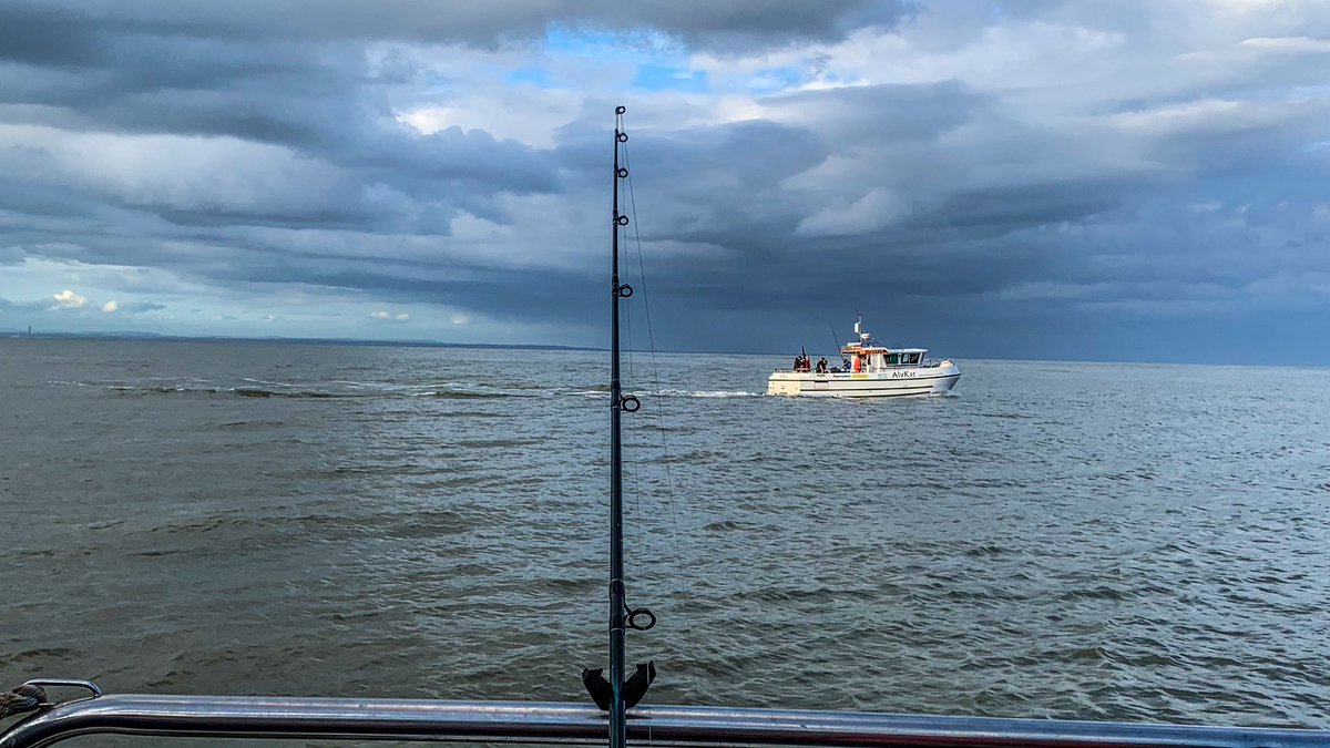 TimjDyer's tweet photo. Sea fishing on the Bristol Channel #metime #relaxing #catchandrelese #timjdyerphotography https://t.co/2h9KVWptFT