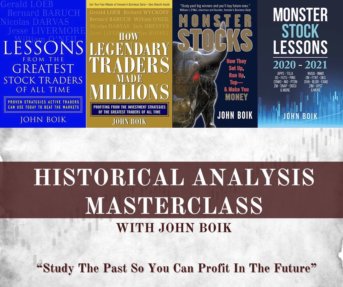 monsterstocks1's tweet image. Study the past so you can profit in the future. History lessons go a long way in the market (up &amp;amp; down). The elite traders mastered fundamental, technical, psychological, AND historical analysis.

Market books on history (legendary traders, past market cycles, best performing…