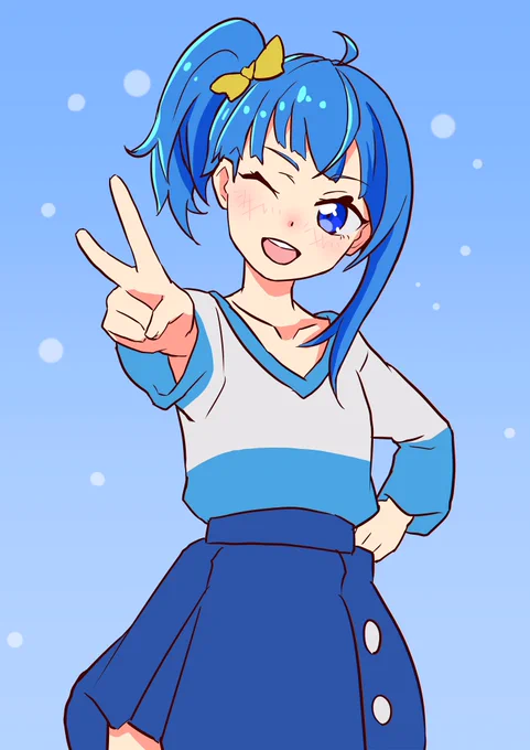 プリキュア描くのむずい 