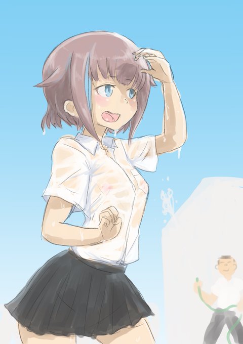 水泳の授業に家から水着着てきてブラ忘れた高校生天ちゃんと水かけっこして遊んだあの夏に戻りたい…(早口) 