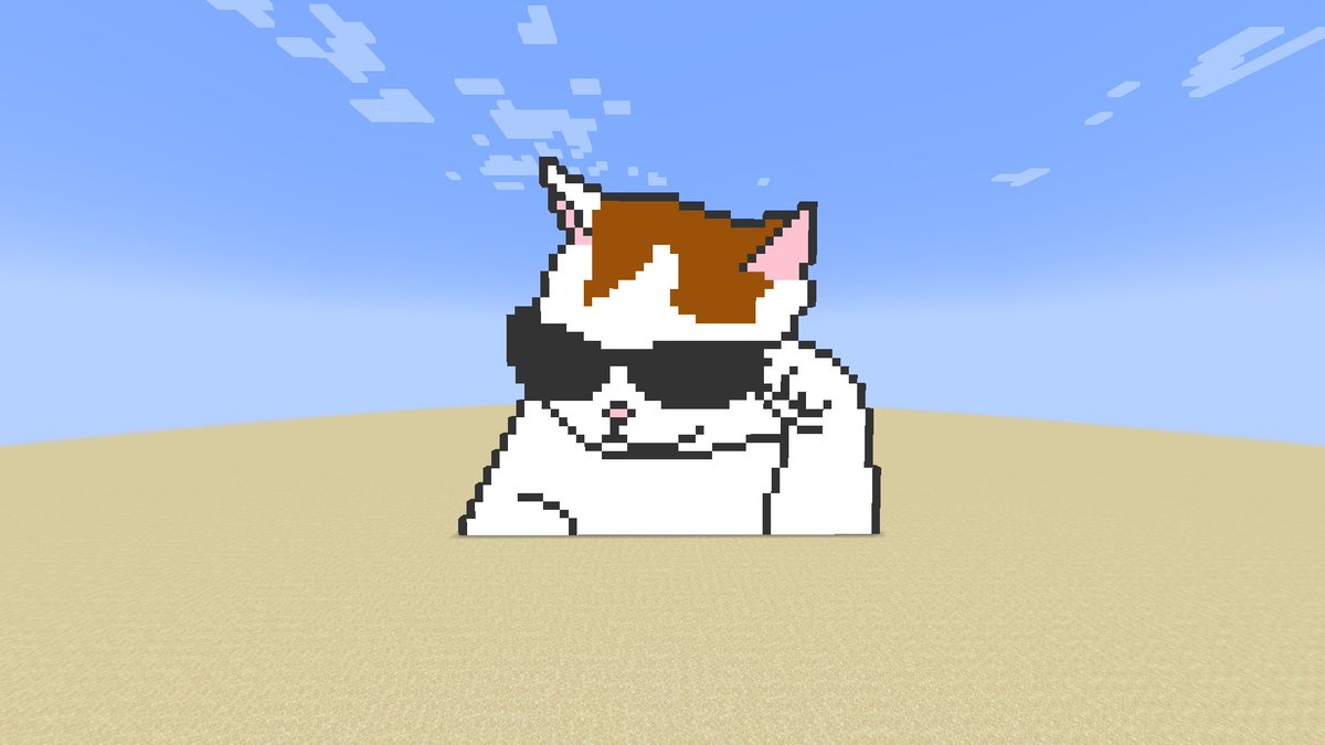 poptuio's tweet photo. Moew Moew🐈🧐
#Minecraft #マイクラ #Cat https://t.co/KfpnJZH7dR