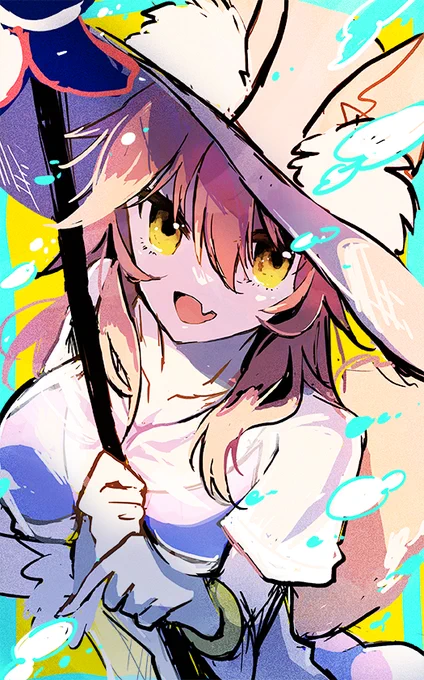 こないだのピックで念願の水着玉藻が引けましたずっと欲しかった#FGO 