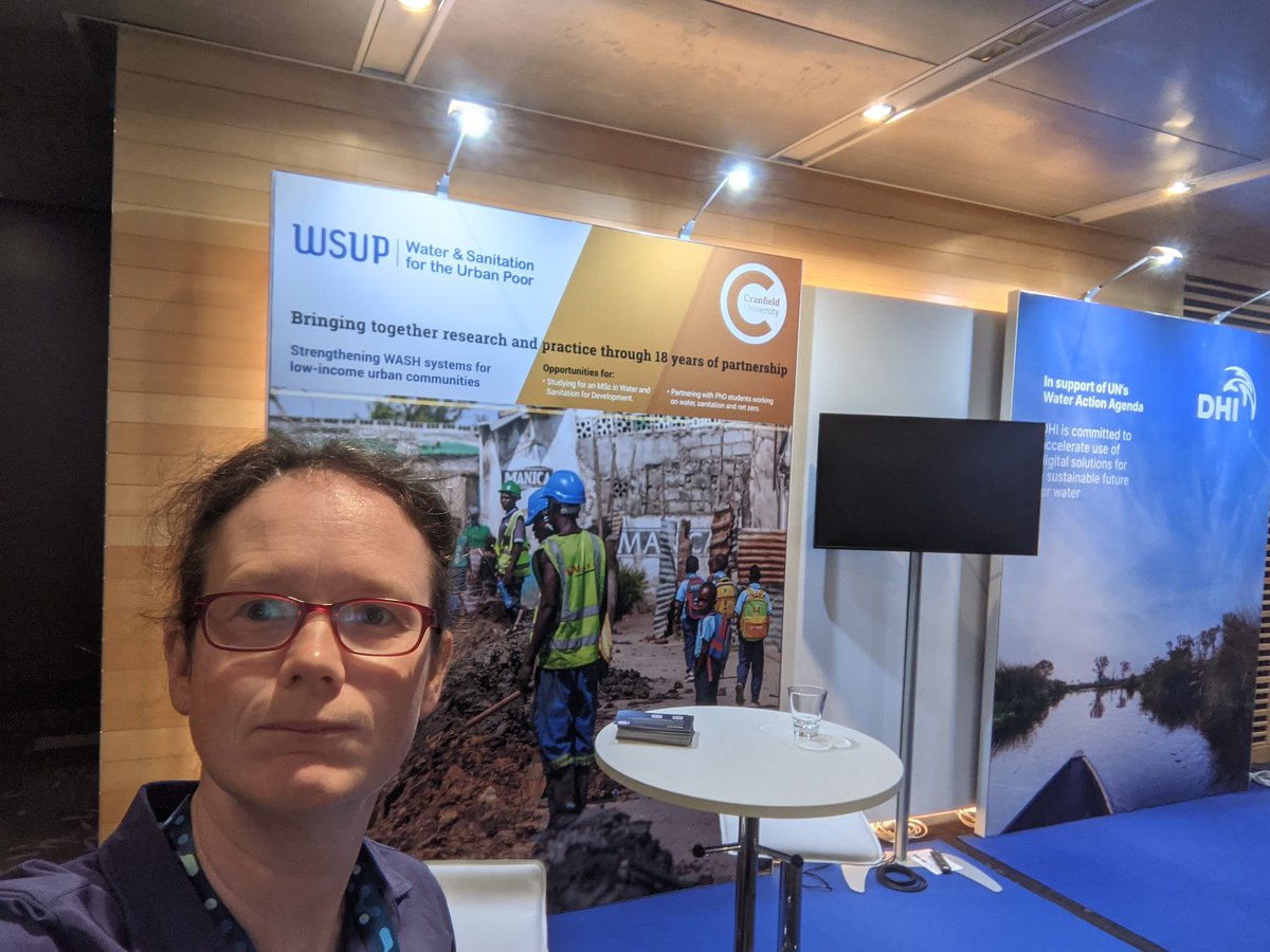 Come join us at our stall today before it gets too busy! <a href="/cranfieldwater/">Cranfield Water</a> <a href="/WSUP_Intl/">Water and Sanitation for Urban Populations</a> From the main entrance go down two flights of stairs and we're first on the left. #WorldWaterWeek