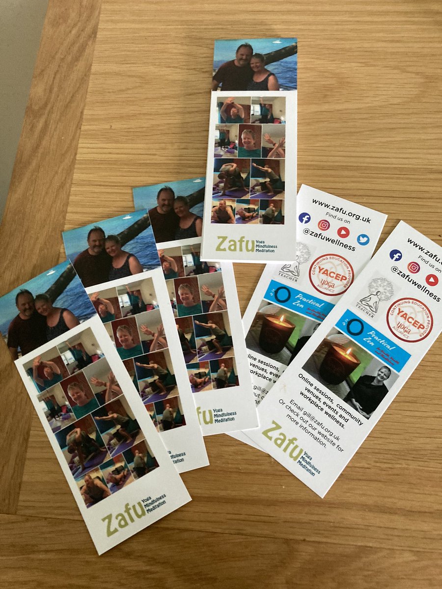 Delighted with our new bookmarks.  Big #shoutout to Thomas <a href="/PrintUK1/">PrintUK.com</a> #darlington.  Super helpful service as usual #thanks 😊🙏