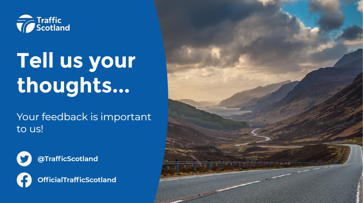 trafficscotland's tweet photo. Customer Satisfaction Survey
It is your time to give us feedback about our service!
📝 Please click on the link: https://t.co/4xP6XaGEdj
#HelpfulFeedback #mytrafficscotland #TSSurvey2022 https://t.co/QFMLjxiY7y