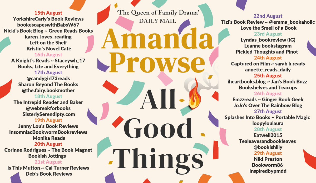 thebookmagnet's tweet image. It’s my stop on the @rararesources #BlogTour for #AllGoodThings by @MrsAmandaProwse 📖 
Visit my blog to find out what I thought of this wonderful book and also find out about a fabulous giveaway:
thebookmagnet.co.uk/2023/08/blog-t…