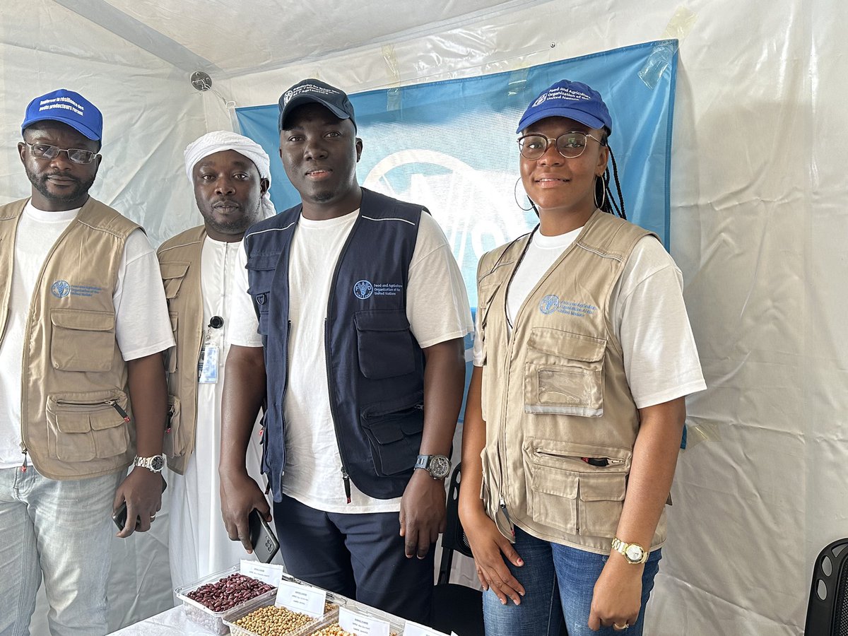 FAORDCongo's tweet photo. Goma:#JournéeMondialeHumanitaire La @FAO travaille sans relâche pour soutenir les ménages vulnérables.Elle aide les agriculteurs à produire de la nourriture et améliorer leurs moyens de subsistance.

Sans laisser personne de côté🤝

#NoMatterWhat #QuoiQuilArrive https://t.co/5DH0wqdXpz