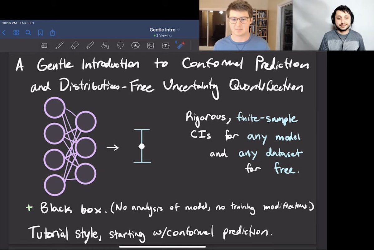predict_addict's tweet image. The most popular video tutorial on conformal prediction by @ml_angelopoulos and @stats_stephen has reached over 25K views on @YouTube.

There has never been a better time to learn about the best uncertainty quantification framework for the XXIst century.

#conformalprediction…
